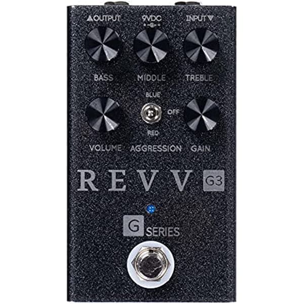 Revv Amplification G3 Overdrive & Distortion Pedal (Cadillac Gris)