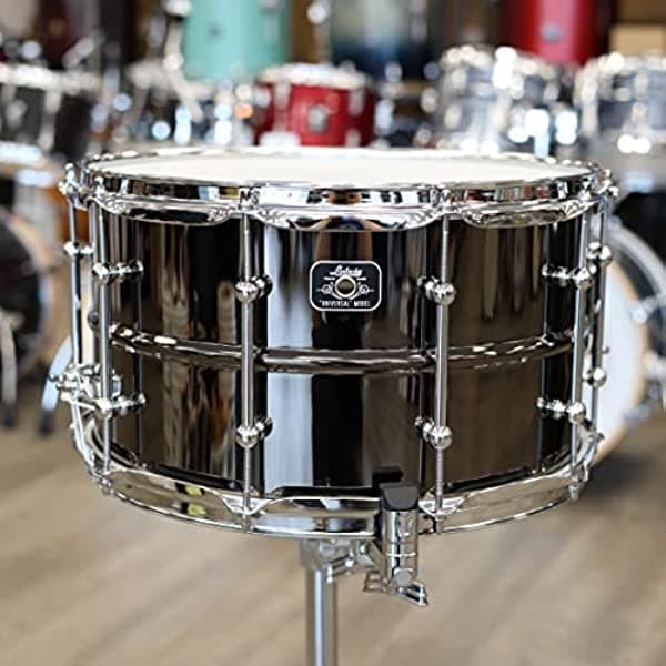 Ludwig Tambor universal de latón cromado de 8x14