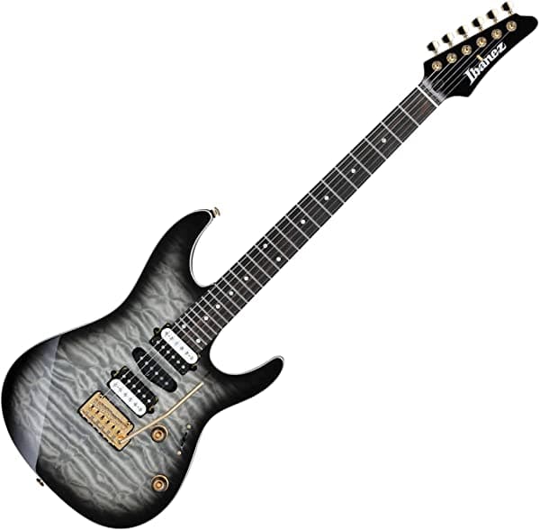 Ibanez AZ47P1QM - Premium Black Ice Burst AZ47P1QMBIB