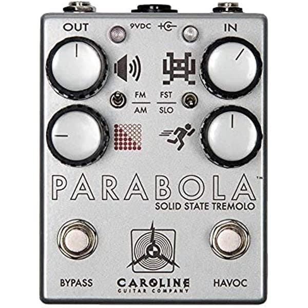 Caroline Guitarra Parabola Solid State Tremolo Effects Pedal