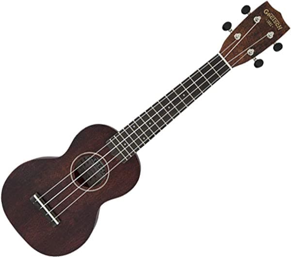 Gretsch G9100-L - Ukelele soprano de mástil largo con funda acolchada, vintage mahogany stain 2732021321