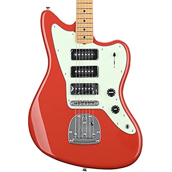 Fender 6 Cuerdas Guitarra Eléctrica Cuerpo Sólido, Derecha, Fiesta Rojo (0140932340)