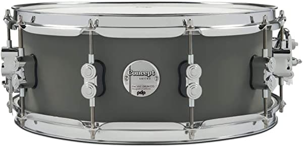 Pacific Drums & Percussion PDP PDCM5514SSSP Tambor Caja Concept Maple - 5.5 x 14 pulg. Satin Pewter - Sonido Profesional