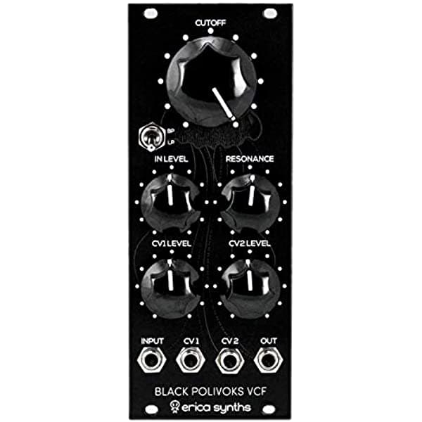 Erica Synths Black Polivoks VCF v2 - Módulo de filtro Eurorack multimodo