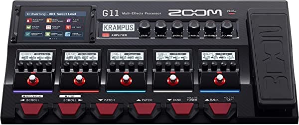 Zoom G11 - Multiefectos con pedal de expresión para guitarra (reacondicionado)