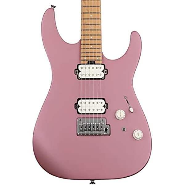 Charvel Pro-Mod DK24 HH 2PT Guitarra Eléctrica - Niebla Borgoña Satinado PMDK24HH 2PT SBGYMST