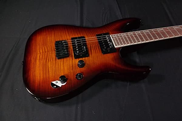 ESP LTD H-200FM - Guitarra eléctrica (marrón oscuro Sunburst) LH200FMDBSB