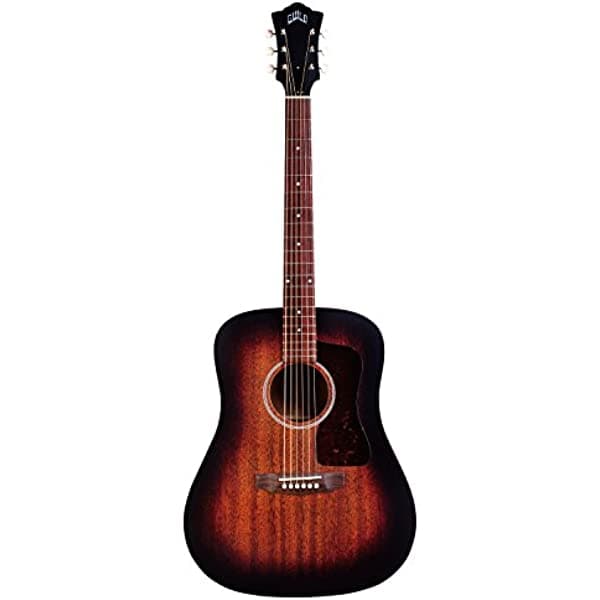 Guild D-20 Dreadnought - Guitarra acústica vintage Sunburst D-20 VSB