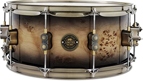 PDP By DW 2023 LTD Maple Burl 5.5x14 Redoblante (PDLT5514SSMB)