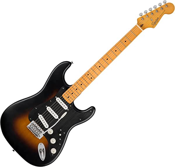 Squier Guitarra eléctrica de cuerpo sólido de 6 cuerdas, derecha (379511503)