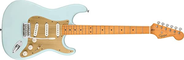 Squier Guitarra eléctrica de cuerpo sólido de 6 cuerdas, derecha (379510572)