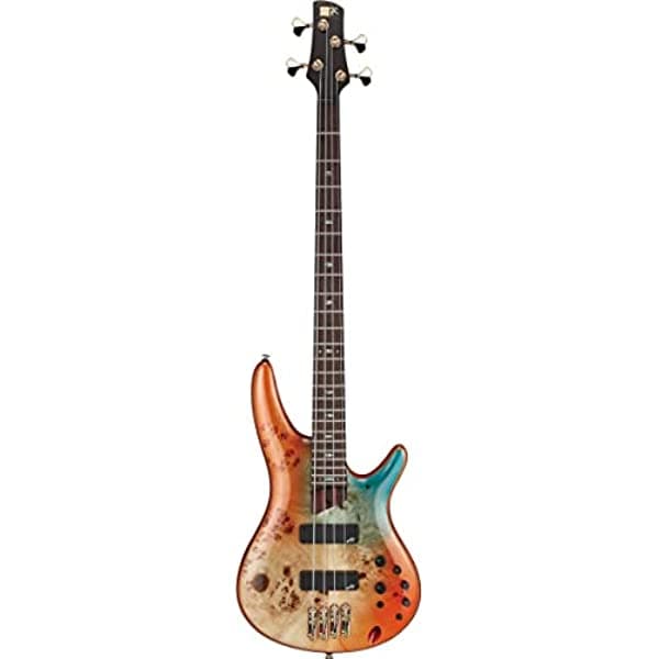 Ibanez SR1600D SR - Bajo eléctrico premium, diapasón de Panga Panga, otoño atardecer cielo SR1600DASK