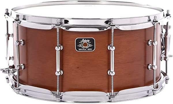 Ludwig Tambor universal de 6.5 x 14 pulgadas, caoba