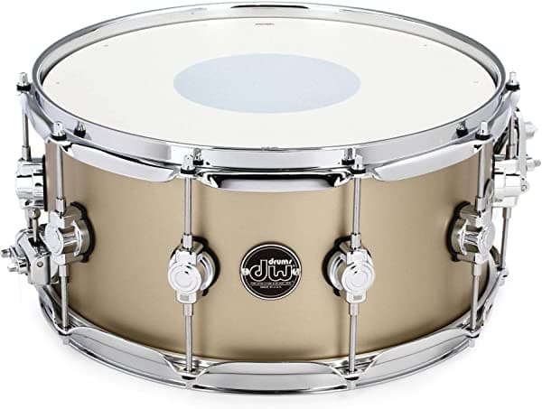 DW Performance Series Snare - Tambor de 6.5 x 14 pulgadas, niebla dorada
