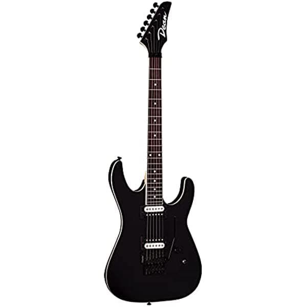 Dean MDX Guitarra eléctrica, Floyd Rose, satén negro, MDX F BKS