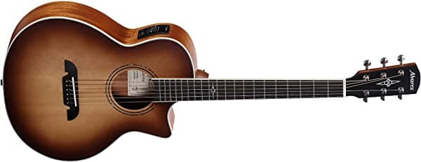 Alvarez LJ2CESHB Little Jumbo Guitarra electroacústica con funda acolchada LJ2E