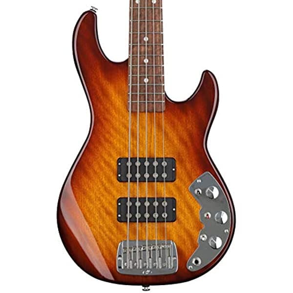 G&L Guitars G&L CLF Research L-2500 - Bajo eléctrico con acabado Old School Tobacco