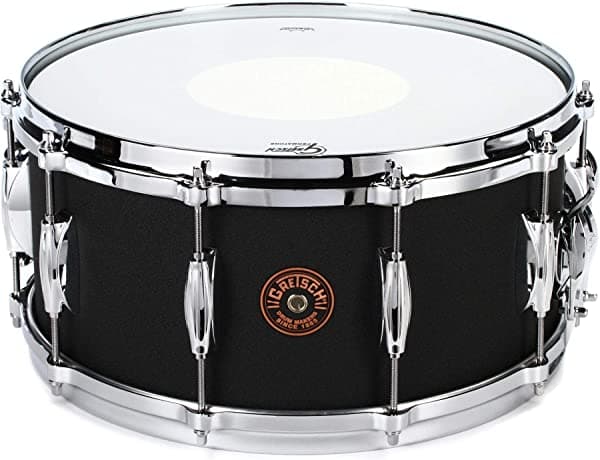 Gretsch Drums USA - Tambor de cobre negro (6.5 x 14.0 in), color negro