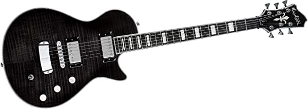 Hagstrom Guitarra eléctrica de cuerpo sólido de 6 cuerdas, derecha, Dark Storm (ULMAX-DSM)