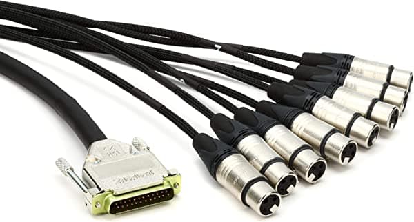 JUMPERZ JDB25-XLRF-5 Pro Studio Interconnect - 15 pies, XLRF