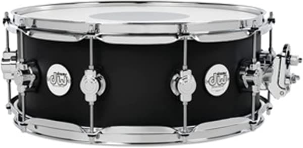 Drum Workshop Tambor Taller Caja Tambor, Negro (DDLM5514SSBL)