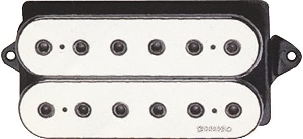 DiMarzio dp158 Evolution cuello Pickup BLANCO Y NEGRO Regular Blanco Regular DP158W