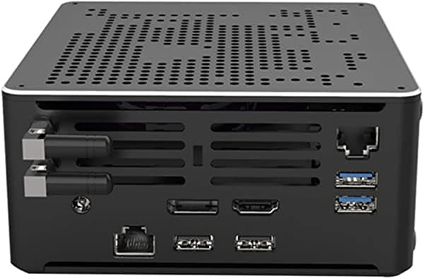 KINGDEL Computadora de oficina inteligente, Intel Six Cores i9 de 8ª generación, CPU Mini PC, 8 GB DDR4 RAM, SSD de 512 GB, gráficos Intel UHD 630:4096x2304, 4 USB3.0, 1 DP, 1 HD, 2 LAN K12 i9 8th