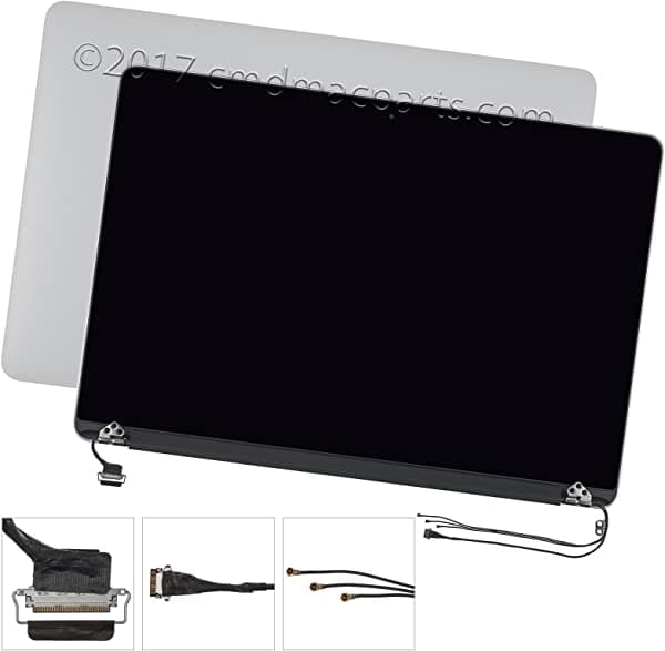 Odyson (661-02532) Ensamble completo de pantalla LCD de 15.4 pulgadas para Apple MacBook Pro Retina 15 pulgadas A1398 Mid 2015 (mjlq2, mjlt2)
