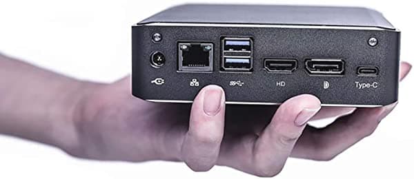 kingdel A1 4 K Mini PC, potente Mini computadora de computadora, Intel i7 8th Gen. 4 Núcleos CPU, DDR4 RAM, 32 GB SSD, HDMI, 3165 a/c Wi-Fi + Bluetooth 4.2, 2USB 3.0, Windows 10 Pro A2