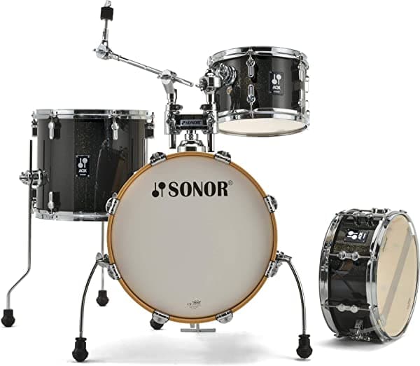 Sonor AQX Jungle 4 piezas Shell Pack - Negro Midnight Sparkle AQX-JUNGLEWMBMS