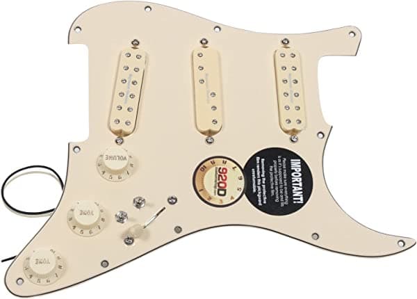 920D Custom Seymour Duncan Everything Axe - Golpeador con 7 vías y división de bobina, CR/AW