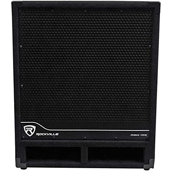 Rockville RBG15S - Subsubwoofer para sistemas de sonido de iglesia, 15", 1600 W, DSP RBG15S HOW