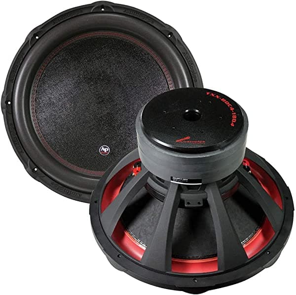 AUDIOPIPEMAP Audiopipe Woofer de 18 pulgadas 3400 vatios máx. DVC de 4 ohmios TXXBDC418D4