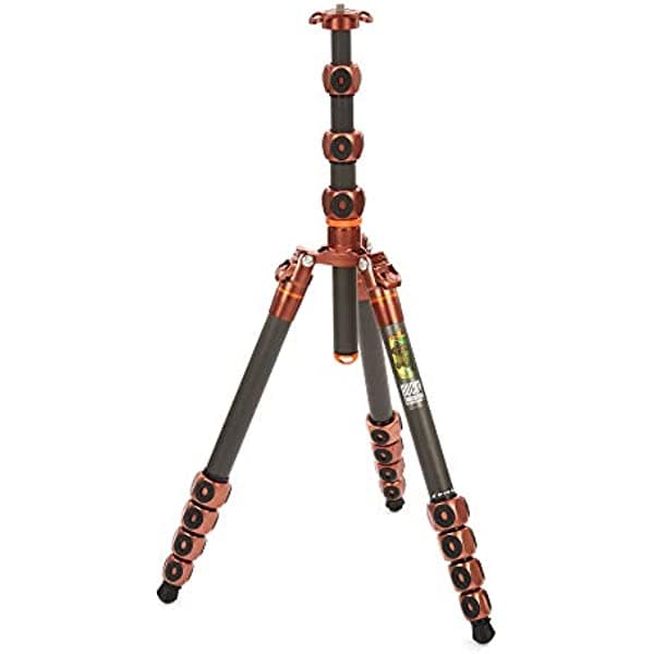 3 Legged Thing Legends Bucky - Trípode de fibra de carbono, apto para viajes, trípode de cámara ajustable con 3 patas desmontables y múltiples puntos de montaje