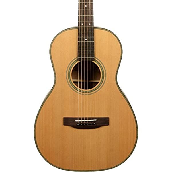 Kala Parlor Guitarra superior de cedro, Natural KA-GTR-PLR
