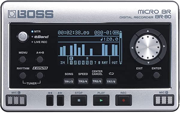 BOSS Micro BR BR-80 8-track Grabadora digital con 1 año última intervensión Extended Warranty