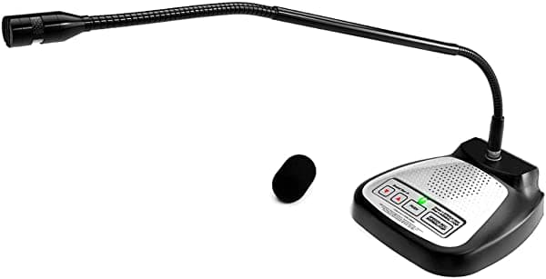 SpeechWare TBK6 USB 6 en 1 TableMike cuello de cisne con entrada autoajustable variable exclusiva de largo alcance (6ª gen.)