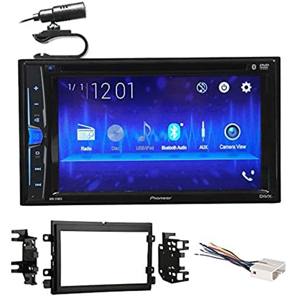 Pioneer Receptor Bluetooth DVD/CD iPhone/Android/USB para Ford F-150 2004-2006 AVH200EX+95-5812+70-5520 F-150 04-06