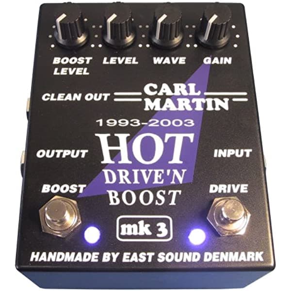Carl Martin Hot Disco y pedal Boost MKIII Hot drive n boost MKIII