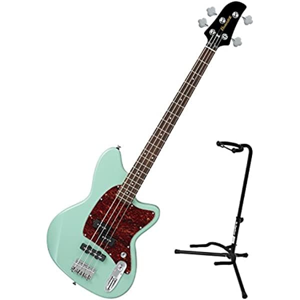 Ibanez TMB100 Talman - Bajo eléctrico de 4 cuerdas verde menta con soporte TMB100 BUNDLE