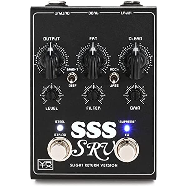 Vertex Effects SRV Supreme - Pedal de overdrive de cuerda de acero