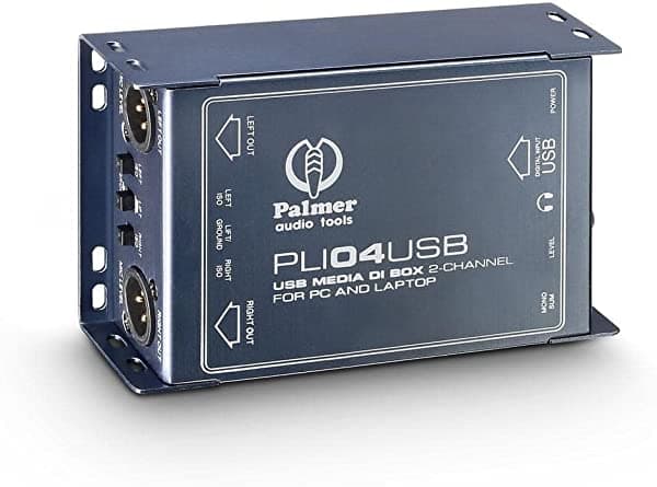 PALMER PLI 04USB - Caja y aislador de línea USB DI de 2 canales