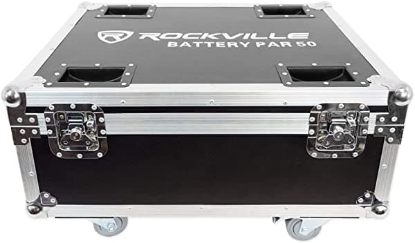 Rockville BATTERY PAR 50 estuche de transporte rodante, para 10 luces BATTERY PAR 50 BATTERY PAR 50 CASE