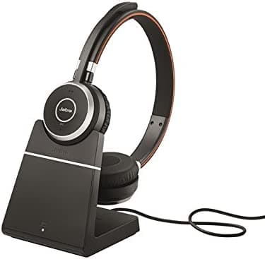 Jabra Evolve 65 con soporte de carga UC estéreo 65 UC