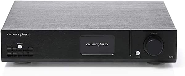GUSTARD P26 Preamplificador totalmente balanceado LM49860 HiFi preamplificador (negro)