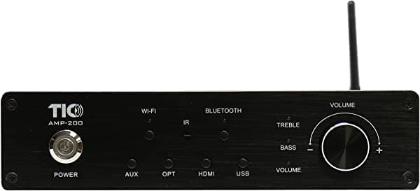 TIC AMP200 Wi-Fi y Bluetooth 5.0 4x100W Amplificador estéreo multihabitación y receptor AMP150-200