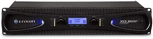 Crown XLS 1502 - Amplificador de potencia de 2 canales (525 W, 4 Ω) con microfibra y 1 año de garantía