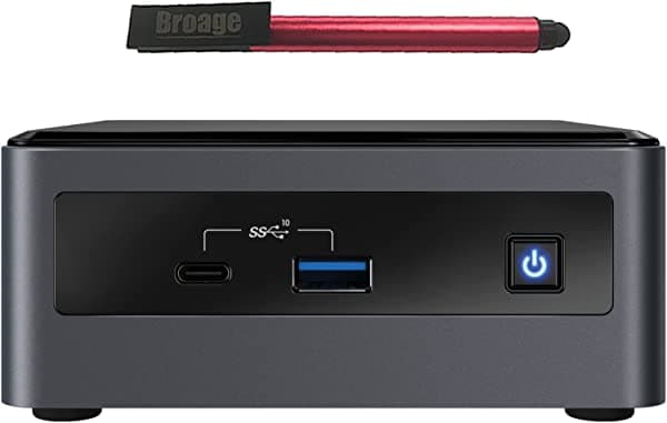 Intel NUC 10 Performance Kit NUC10I3FNHN Windows 10 Pro Business Mini PC de escritorio, Intel Core i3-10110U, 8GB DDR4 RAM, 256GB PCIe SSD, WiFi 6, Bluetooth 5.0, Thunderbolt 3, unidad flash de 64GB