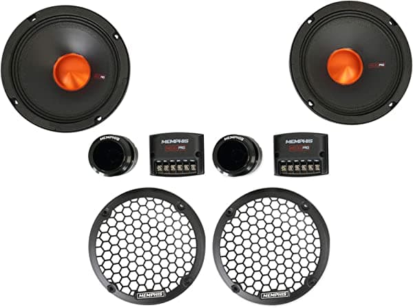 Memphis Audio MJP6C Mojo Pro - Altavoces de componentes (6.5 in, 2 unidades)