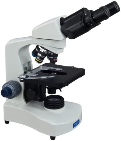Omax 40 x -2000 X Binocular Microscopio Compuesto LED con 30 Grado Siedentopf Jefe de visualización y Reversed Nosepiece M8211